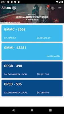 Cliente Allianz android App screenshot 8